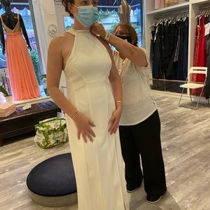 Micro wedding gown!  Galvan of London